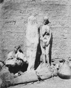 Egyptian mummy seller (1875, Félix Bonfils), via Wikimedia